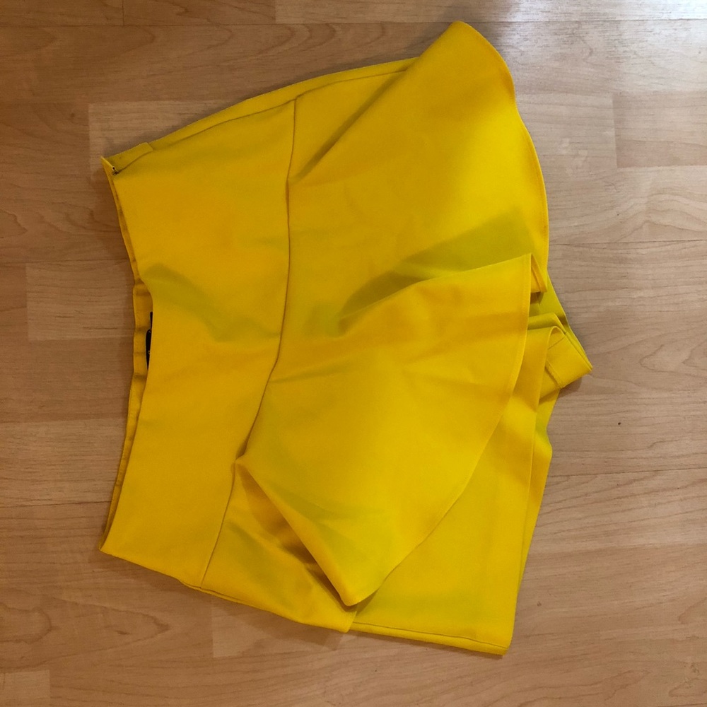 Yellow Zara Skort